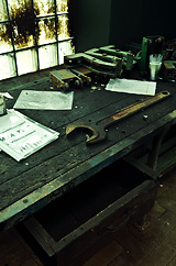 Beet slicer work bench