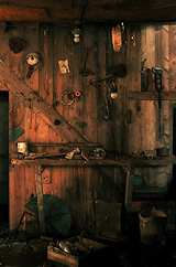 Garage back wall