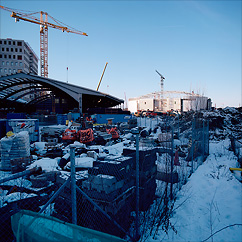 Arenastaden. Solna, Stockholm, Sweden. January 2011.