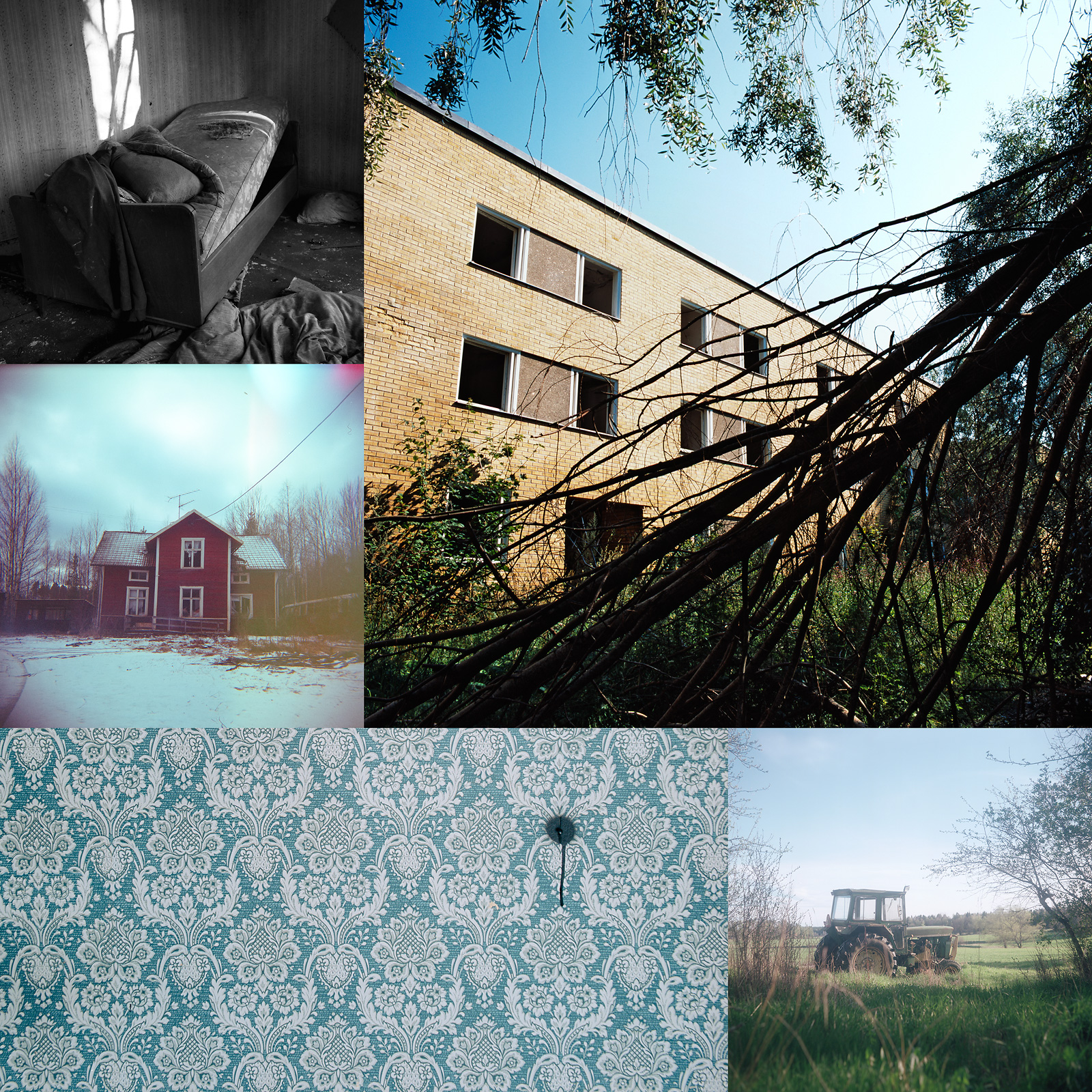 Schwedenrot – Melancholy and crumbling sites in the Swedish backcountry.