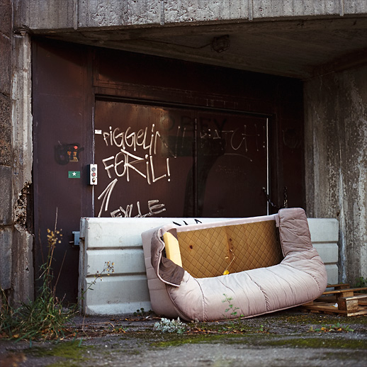 Badsofa in Solna.