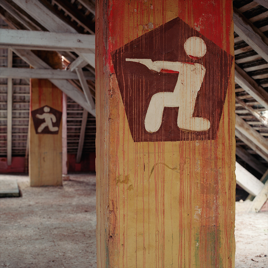 I would be running away too at Soviet Military Base FZ. Former DDR, Germany. October 2013.