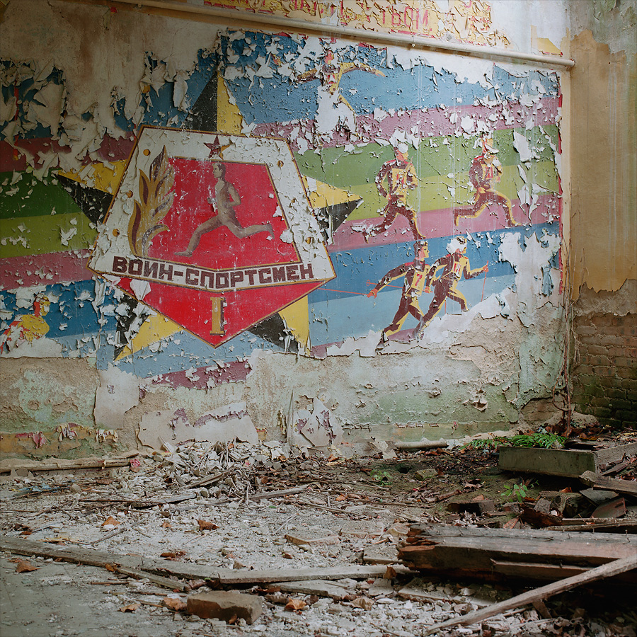 Running in the opposite direction, yet Number One at Soviet Military Base FZ. Former DDR, Germany. October 2013.