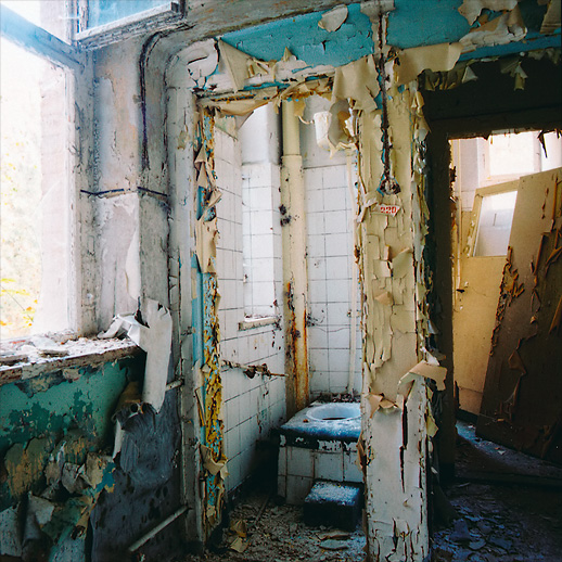 Soviet Military Base SB. Former DDR, Germany. October 2014.